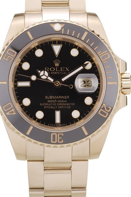 Rolex copies cheap Ceramic Submariner 98231 Black Bezel Rolex Dial Black 0629